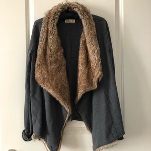 Fur Lined Cardigan